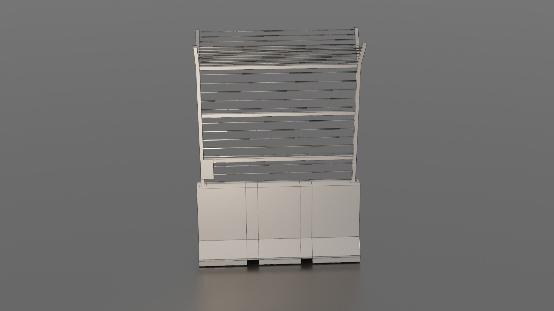 Concrete barrier  3D Model Collection_25