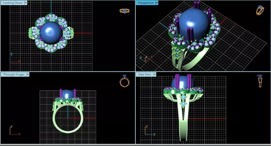 gold ring Free 3D print model