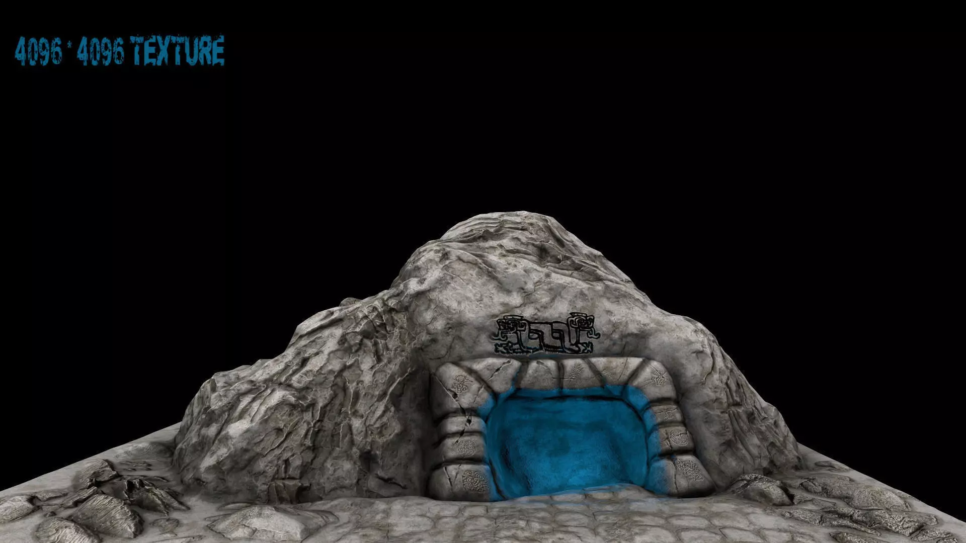 Cave Enterance 3D model_0
