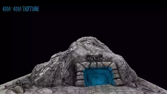Cave Enterance 3D model