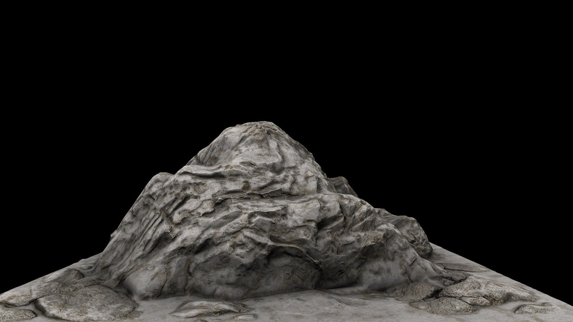 Cave Enterance 3D model_5