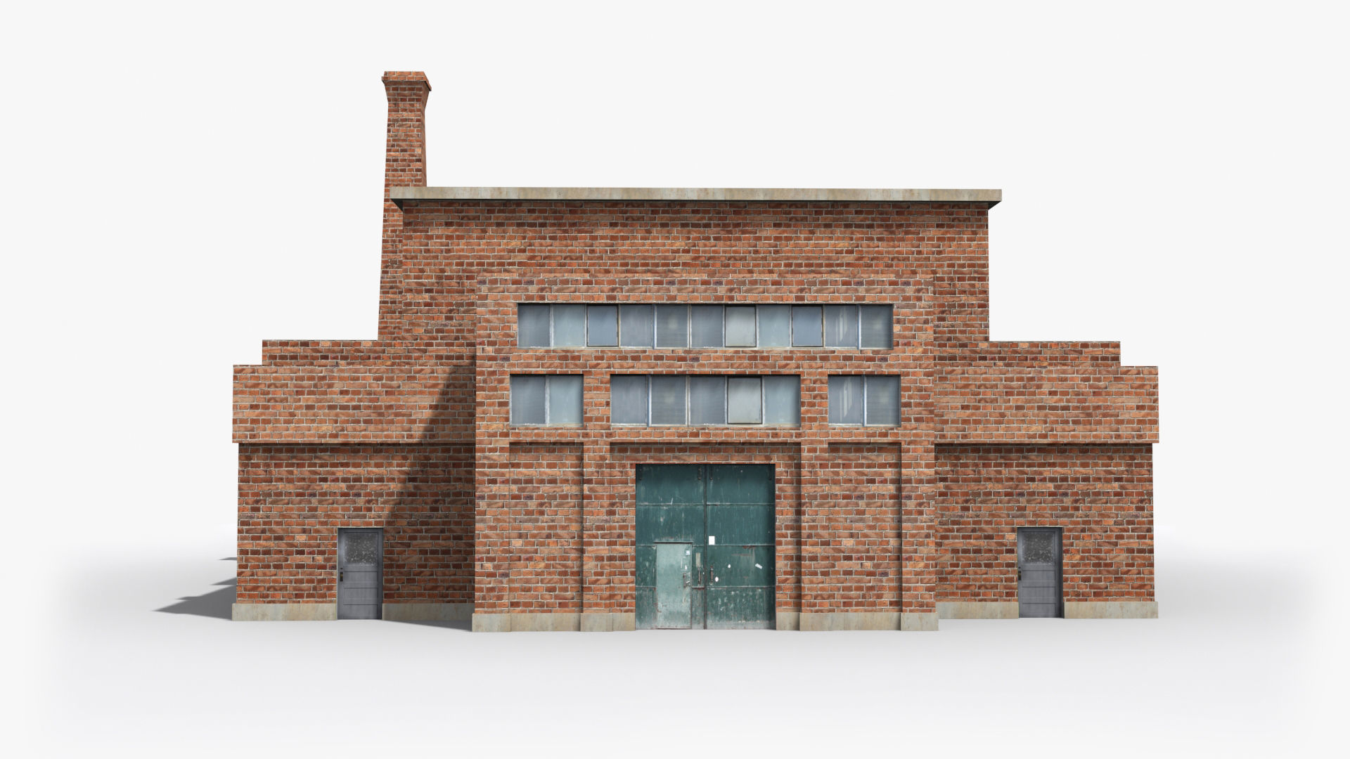 Factory xx1 Low-poly 3D model_4