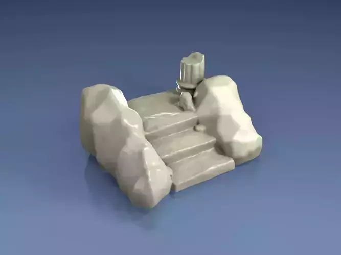 Props - Old Stairway 3DP