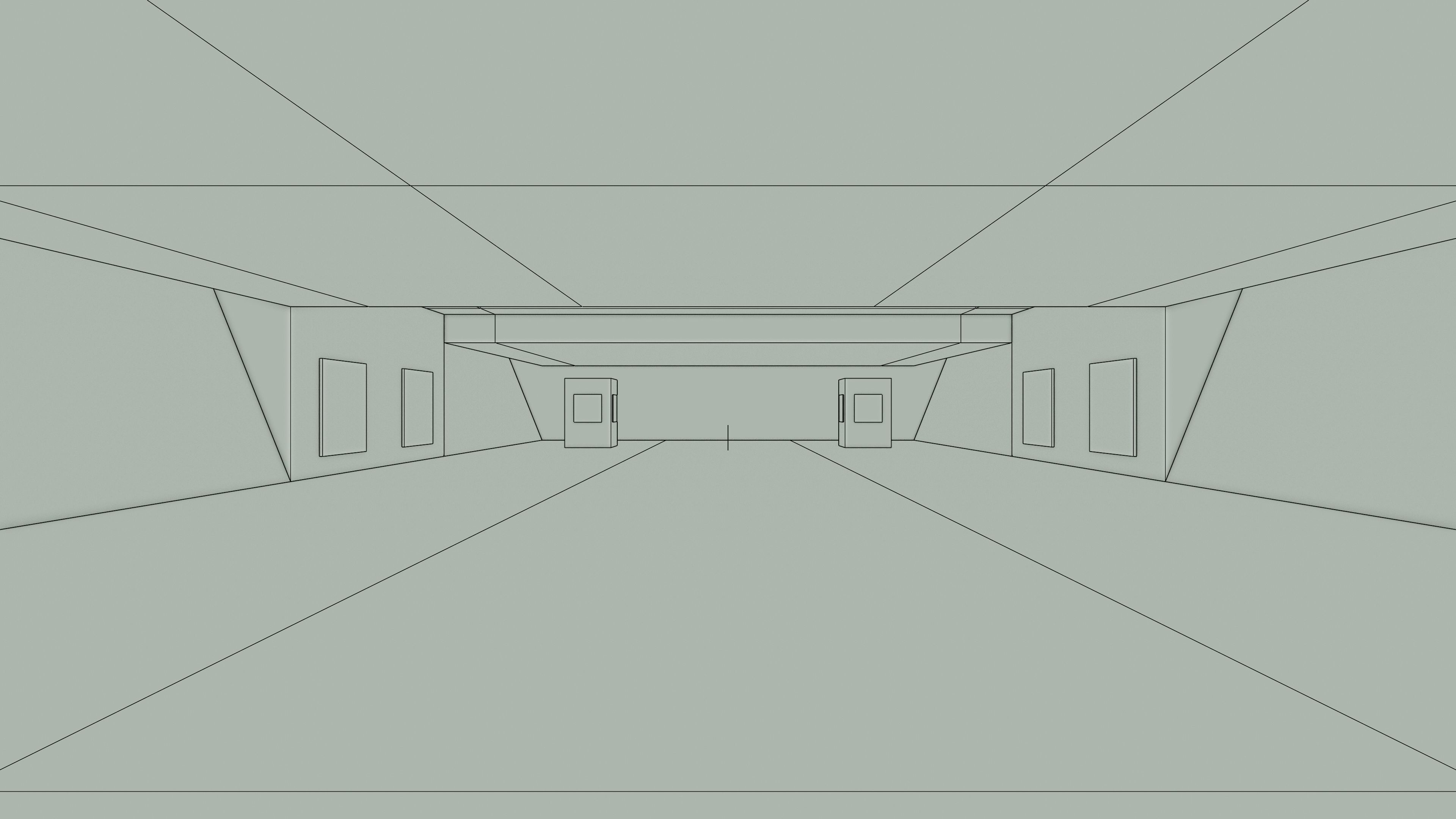 Art Museum Gallery Interior 6 Low-poly 3D model_14