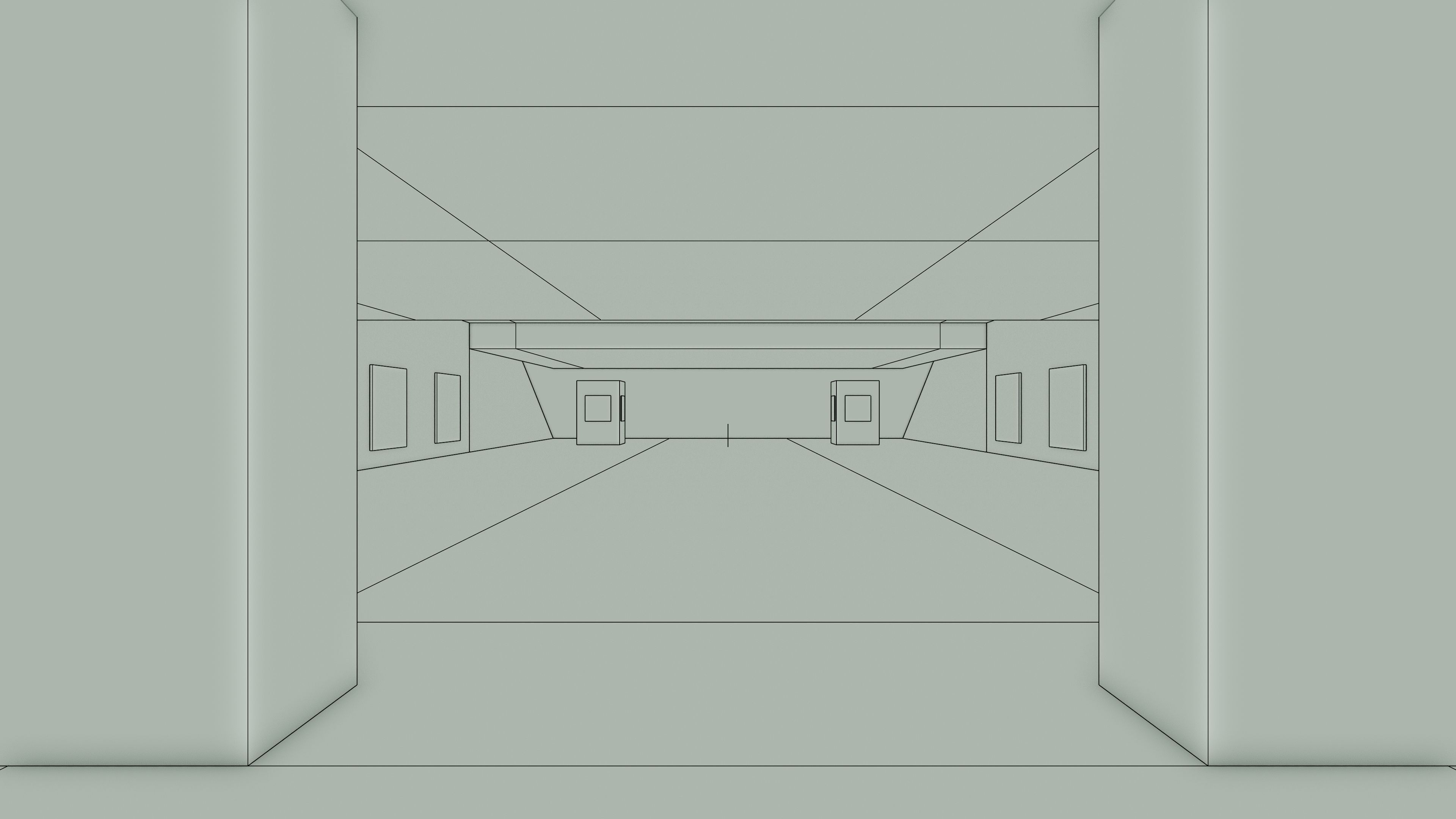 Art Museum Gallery Interior 6 Low-poly 3D model_19