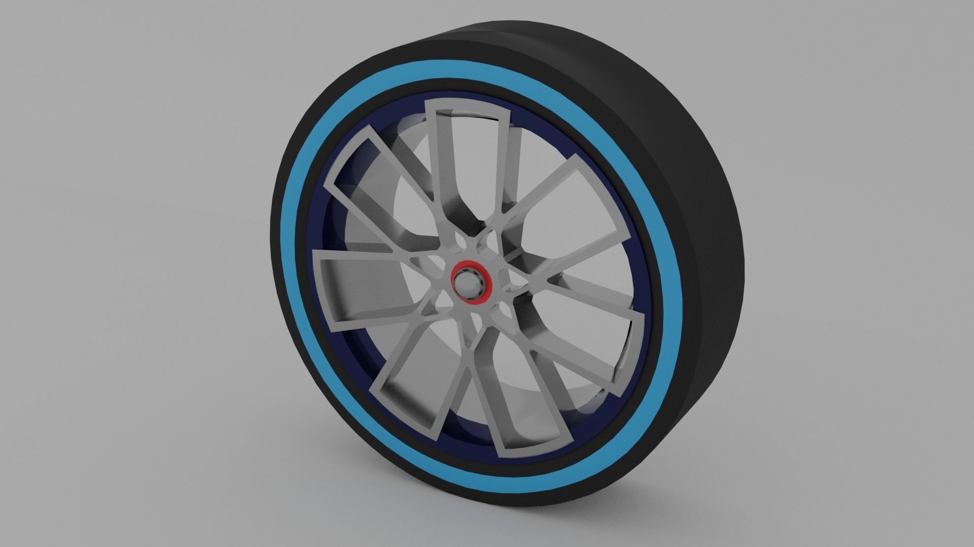 Bugatti GT Wheel 3D print model_3