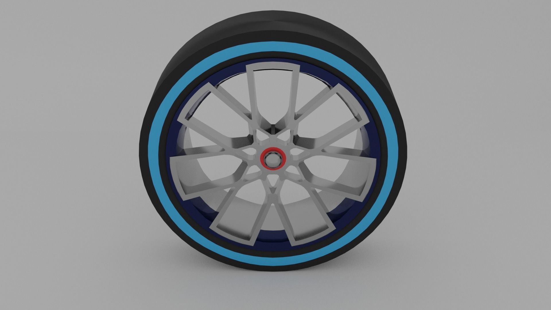 Bugatti GT Wheel 3D print model_4