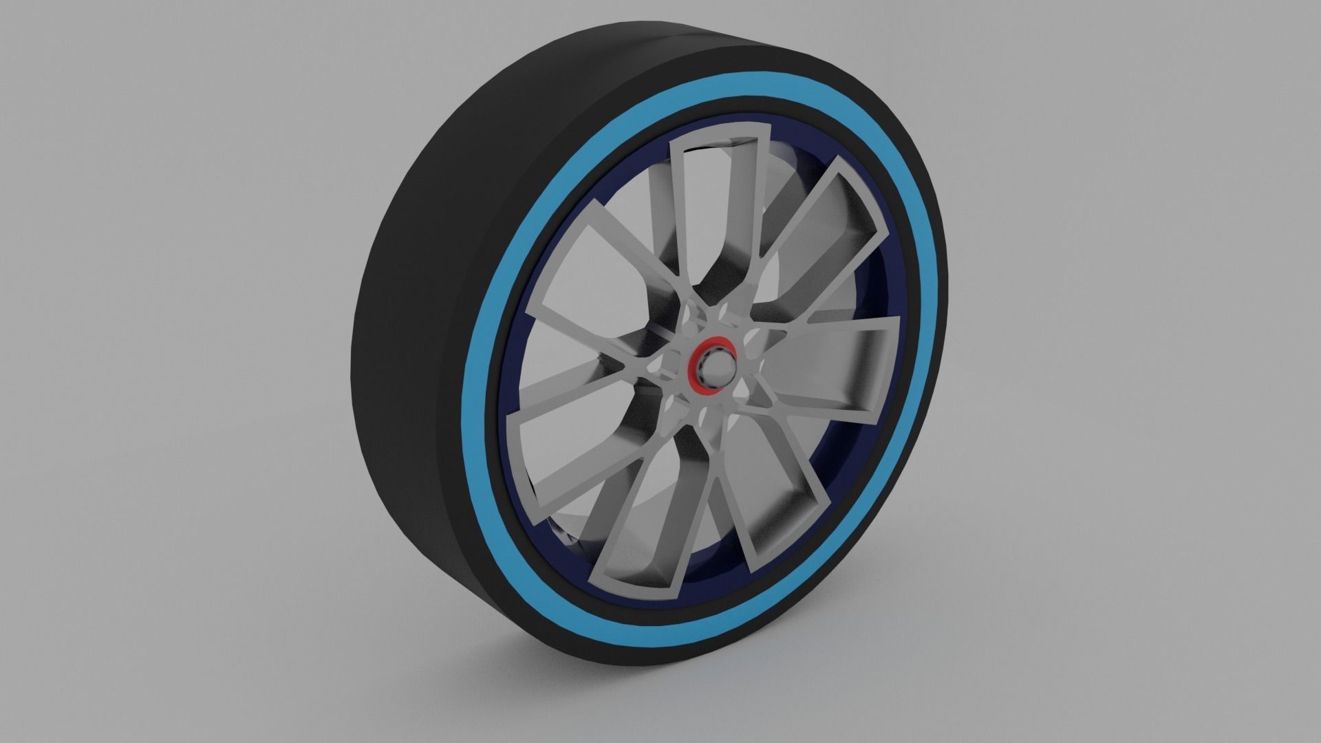 Bugatti GT Wheel 3D print model_2