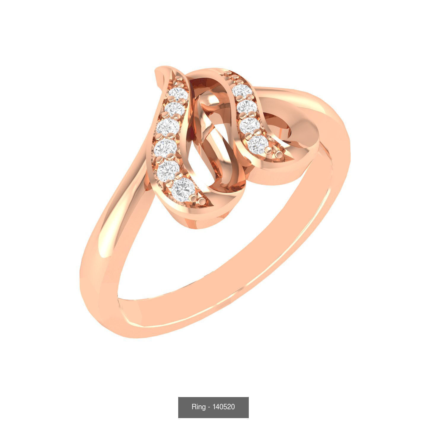 5 Heart Ring 3m stl render  3D Model Collection_2