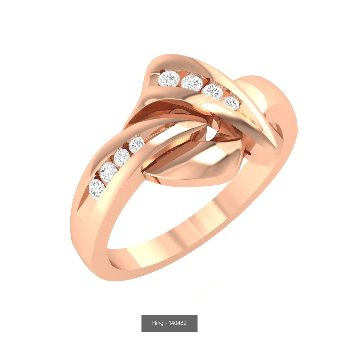 5 Heart Ring 3m stl render  3D Model Collection_3