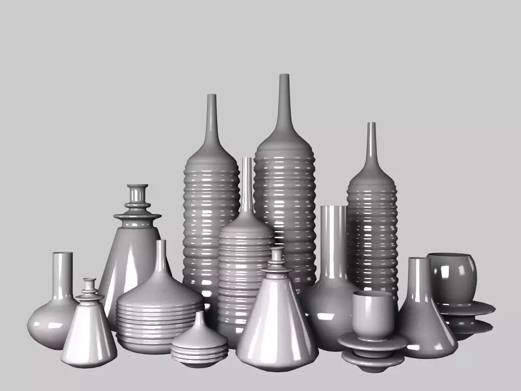 Ceramic Model Ceramic Items 3D model | CGTrader