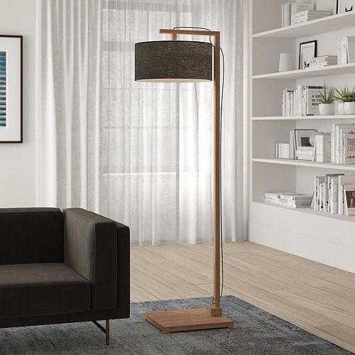 Zarrukh Reading Floor Light Lamp - 8 Colour 3D model