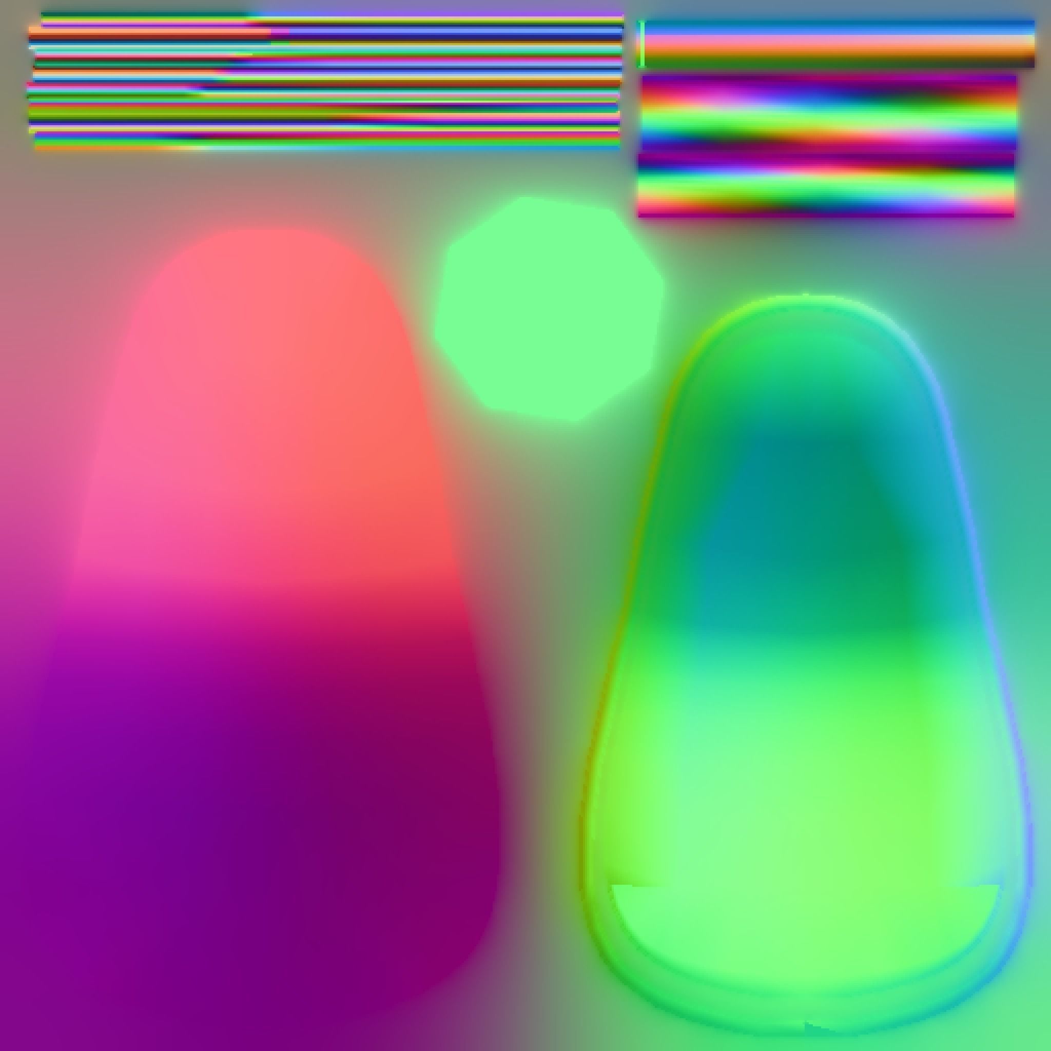 Classic Eames Chairs Low-poly 3D model_70