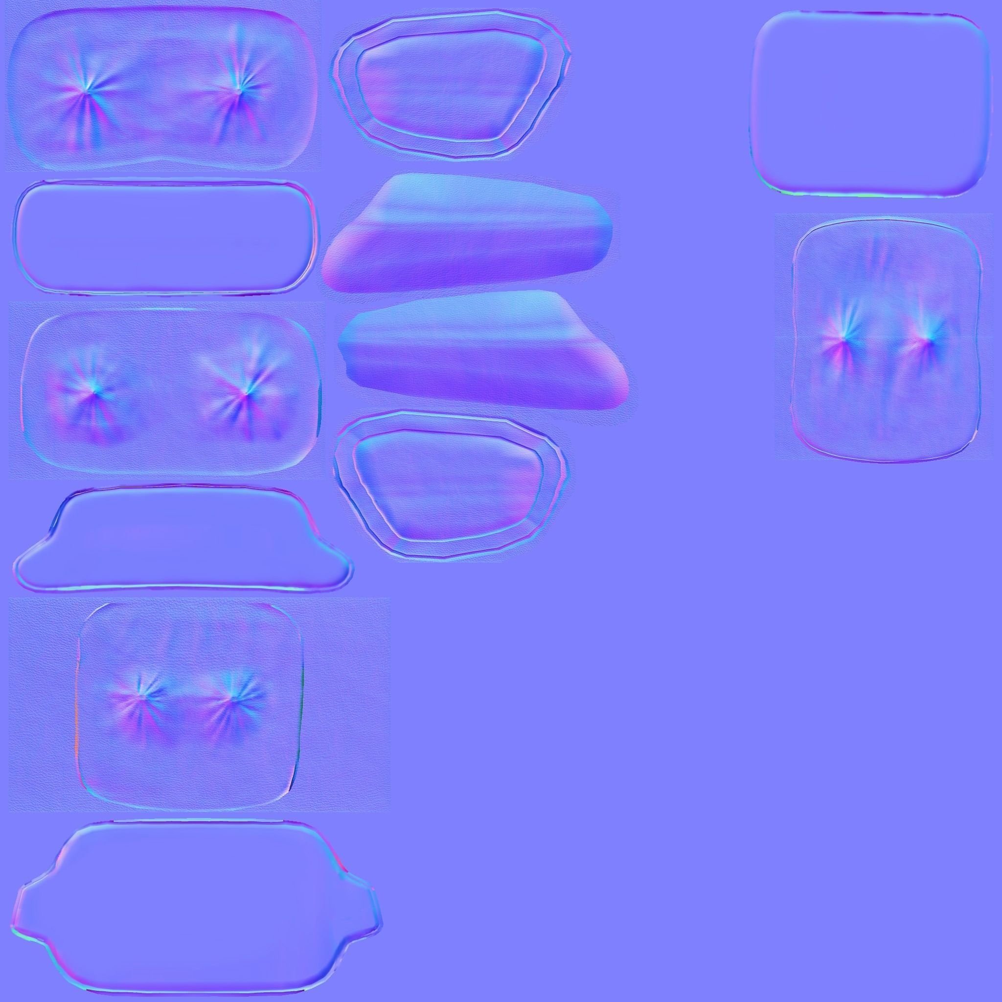 Classic Eames Chairs Low-poly 3D model_128