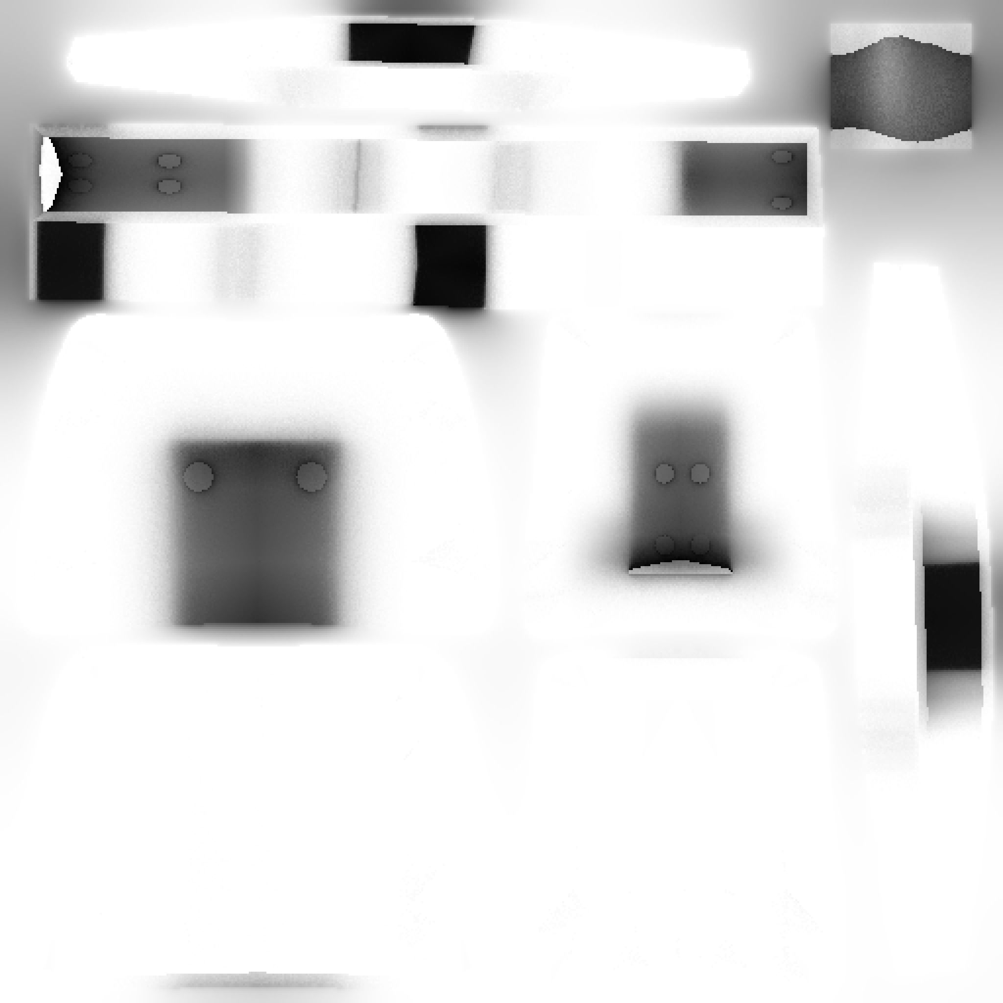 Classic Eames Chairs Low-poly 3D model_88