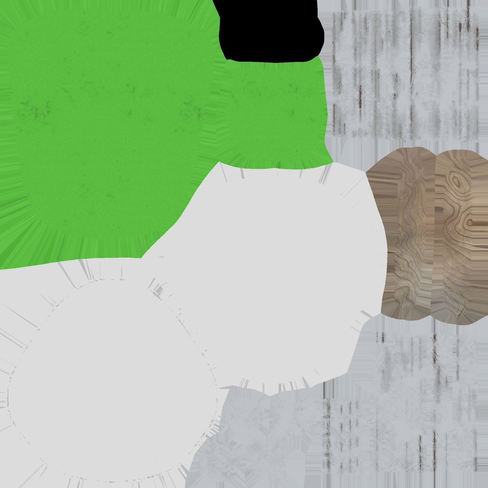 Classic Eames Chairs Low-poly 3D model_45