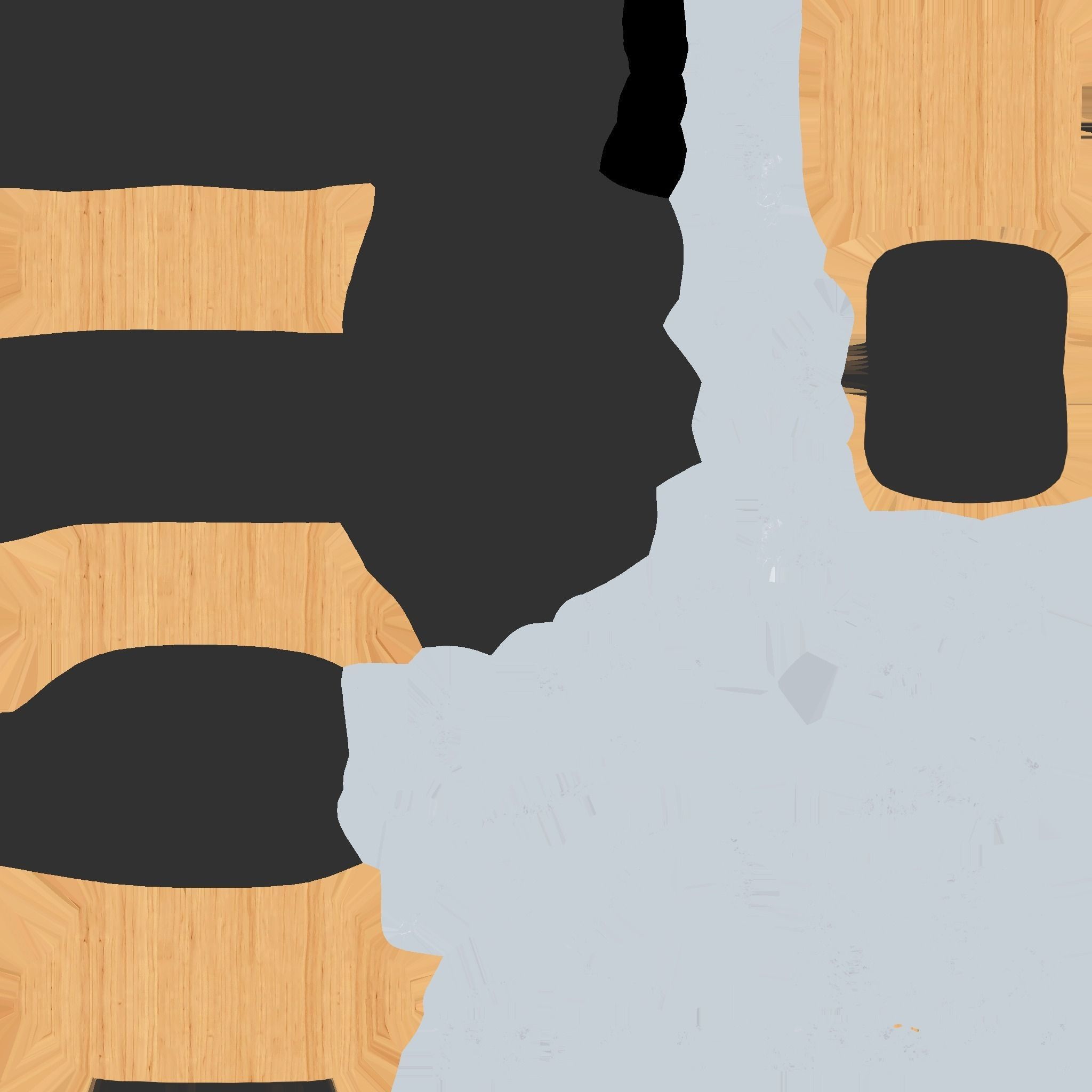 Classic Eames Chairs Low-poly 3D model_126