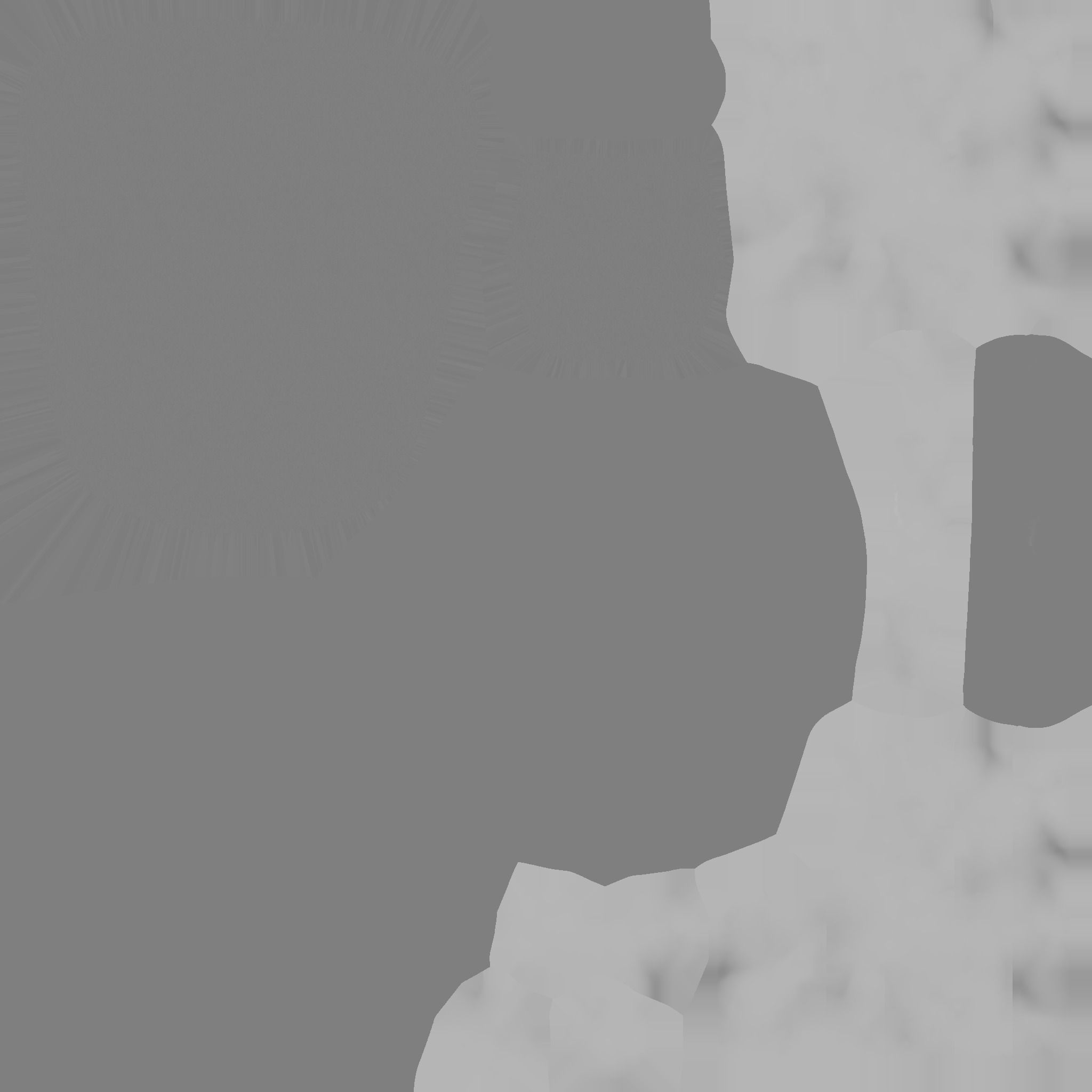 Classic Eames Chairs Low-poly 3D model_43