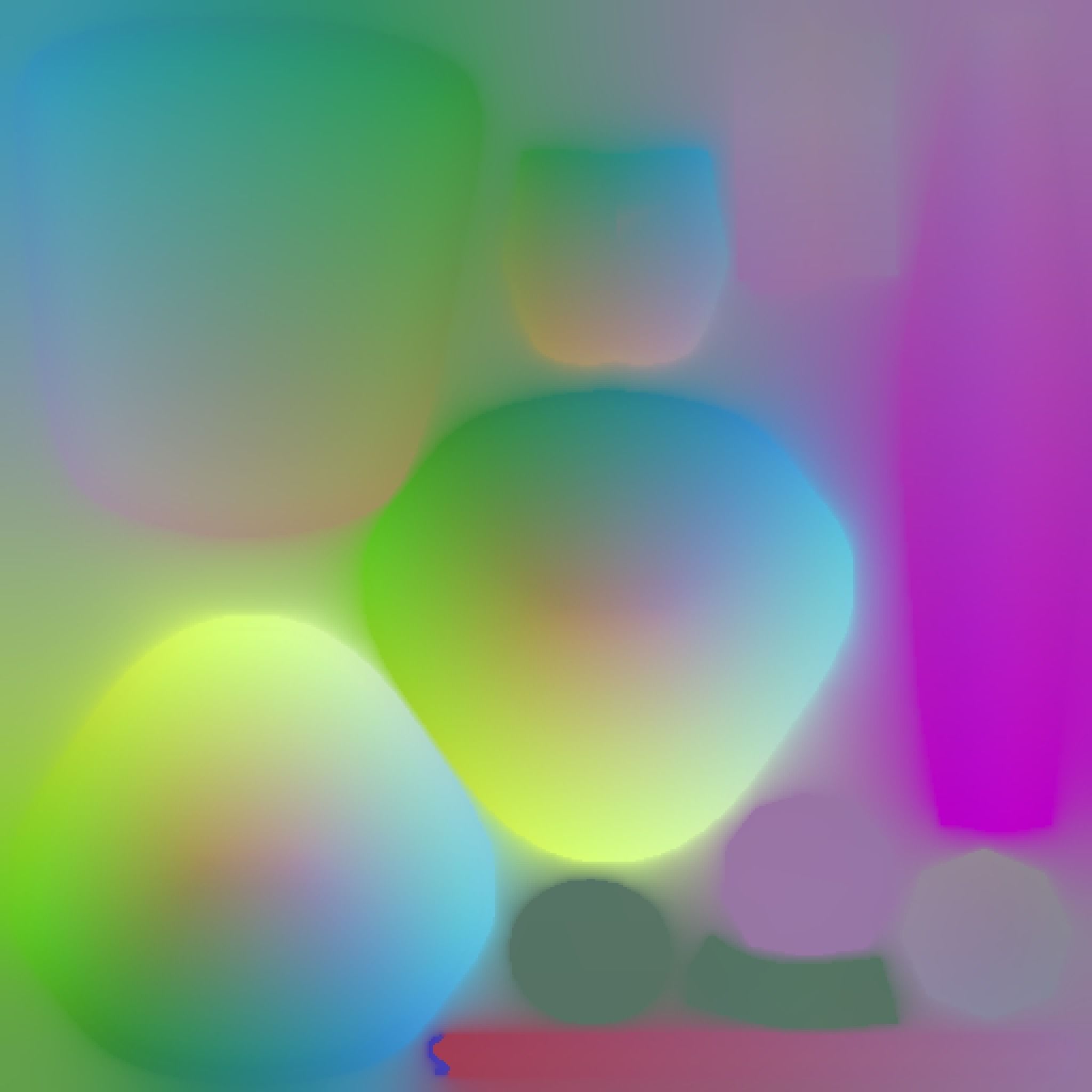 Classic Eames Chairs Low-poly 3D model_53