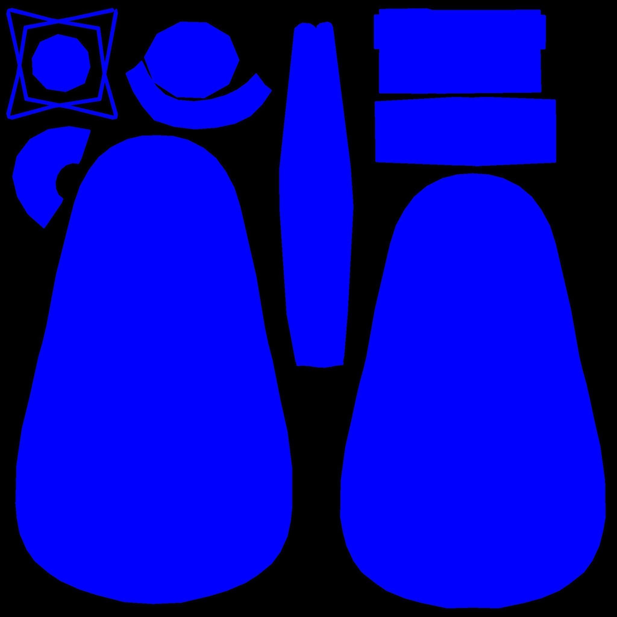 Classic Eames Chairs Low-poly 3D model_25