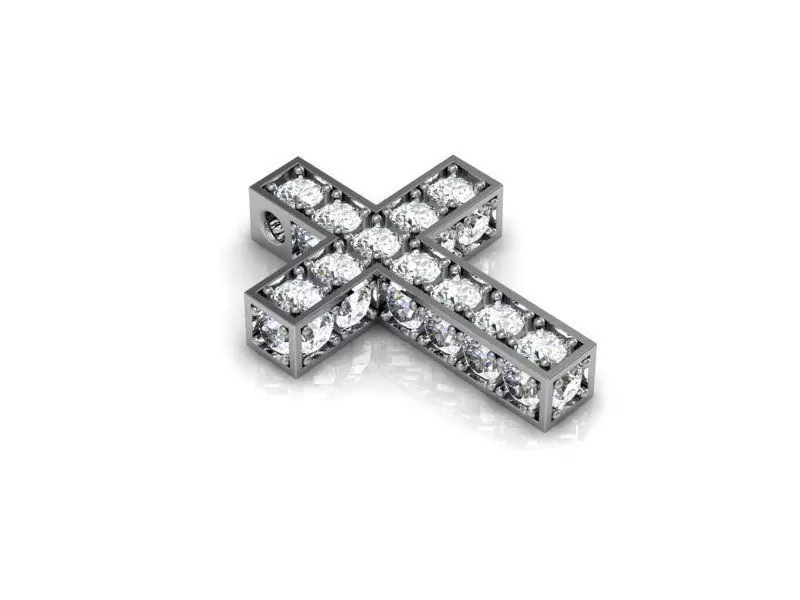 Cross ready for 3d print 3D print model_0