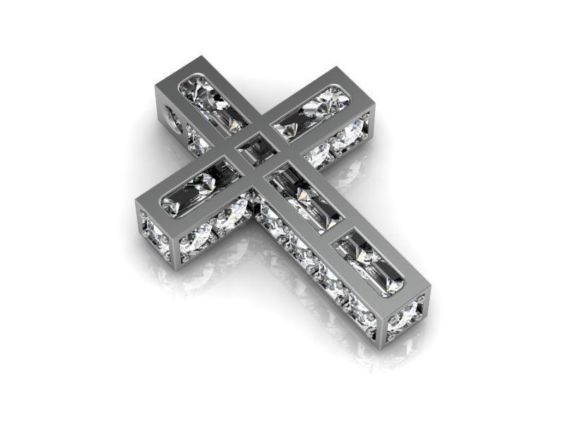 Cross ready for 3d print 3D print model_2