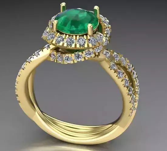ring with diamonds 