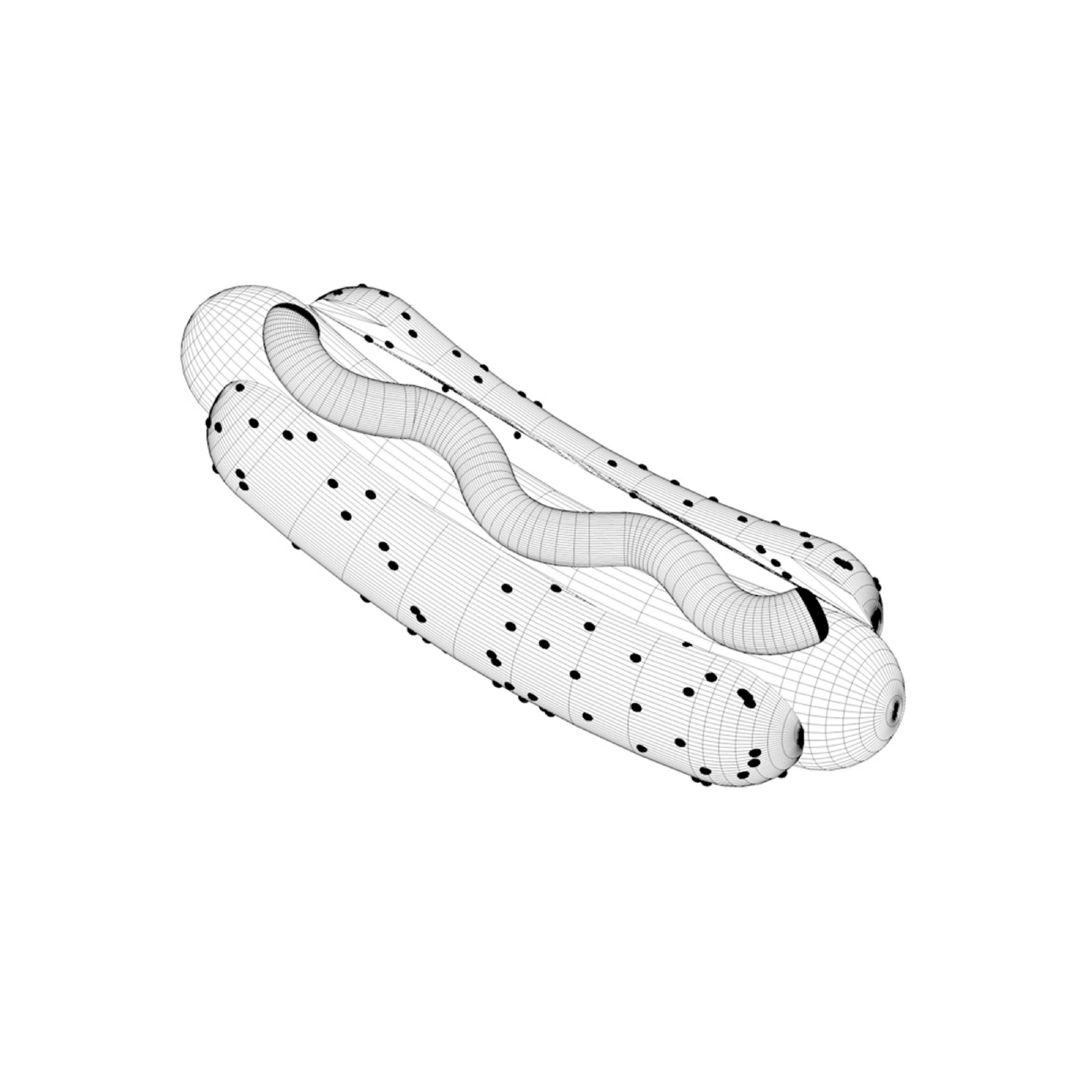 Hot Dog 3D model_1