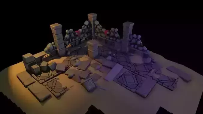 Ancient Castle Ruins