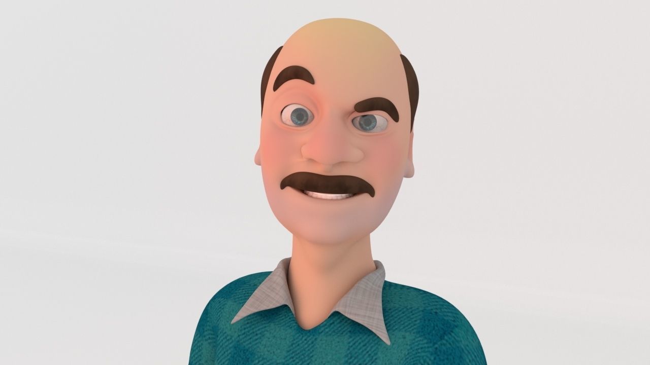character cartoon 3D model_3