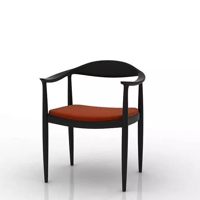 Modern Mohagany Chair 3D model