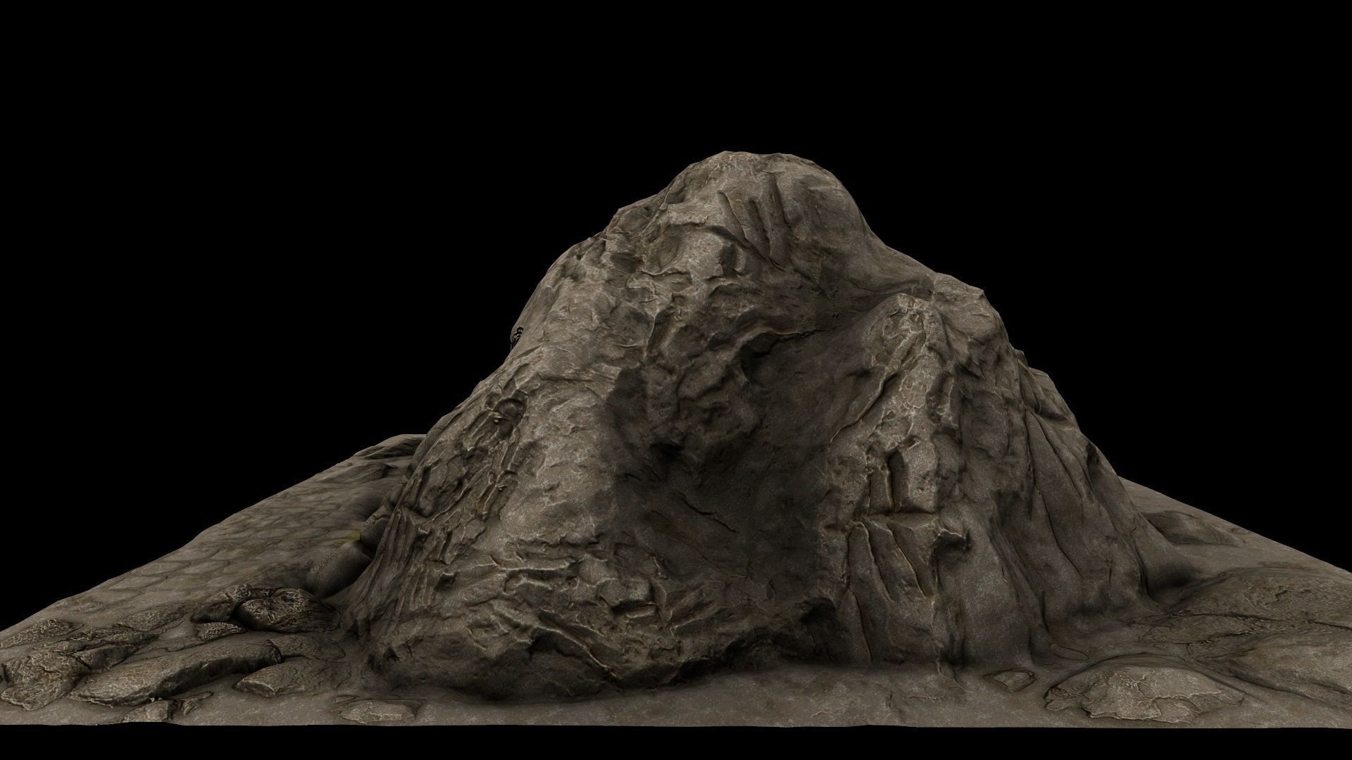 Cave Enterance 1 3D model_8