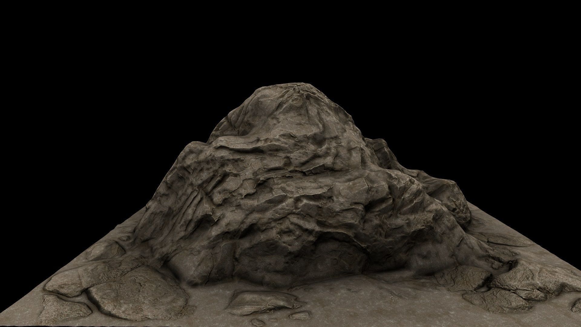 Cave Enterance 1 3D model_5