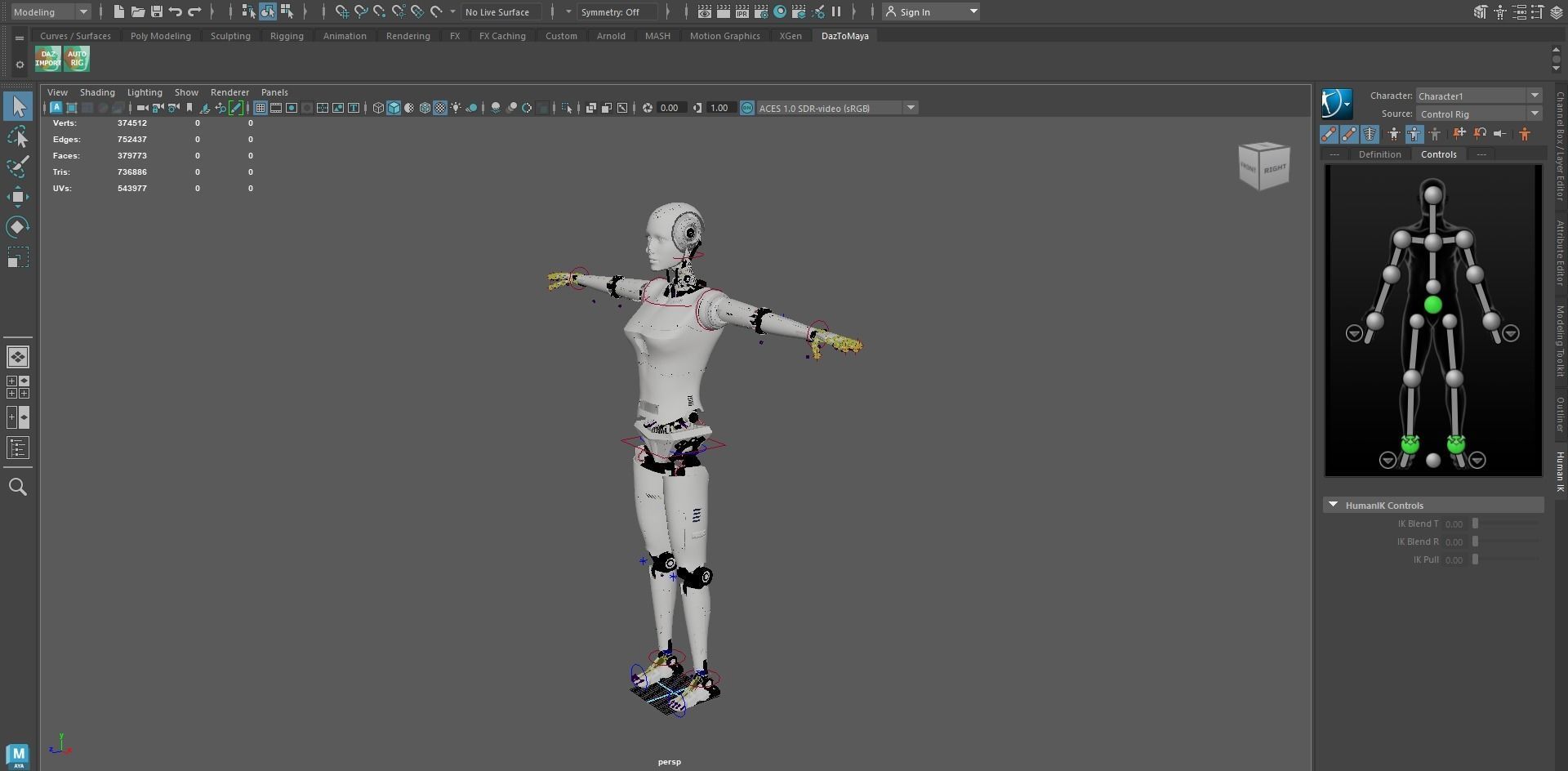 Robot Low-poly 3D model_20