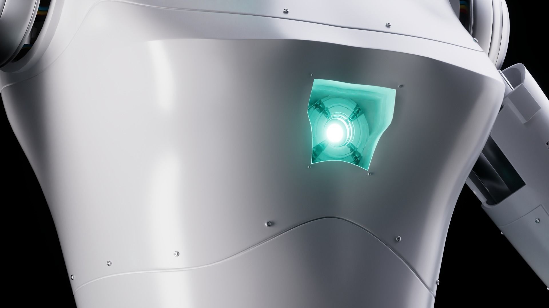 Robot Low-poly 3D model_6