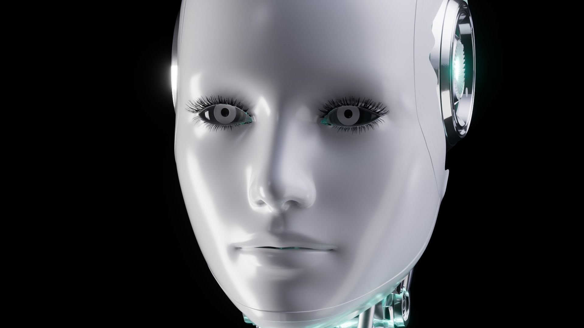 Robot Low-poly 3D model_3