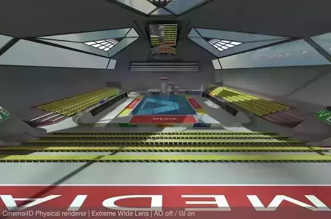 Diving Centre Sport Complex READY TO RENDER