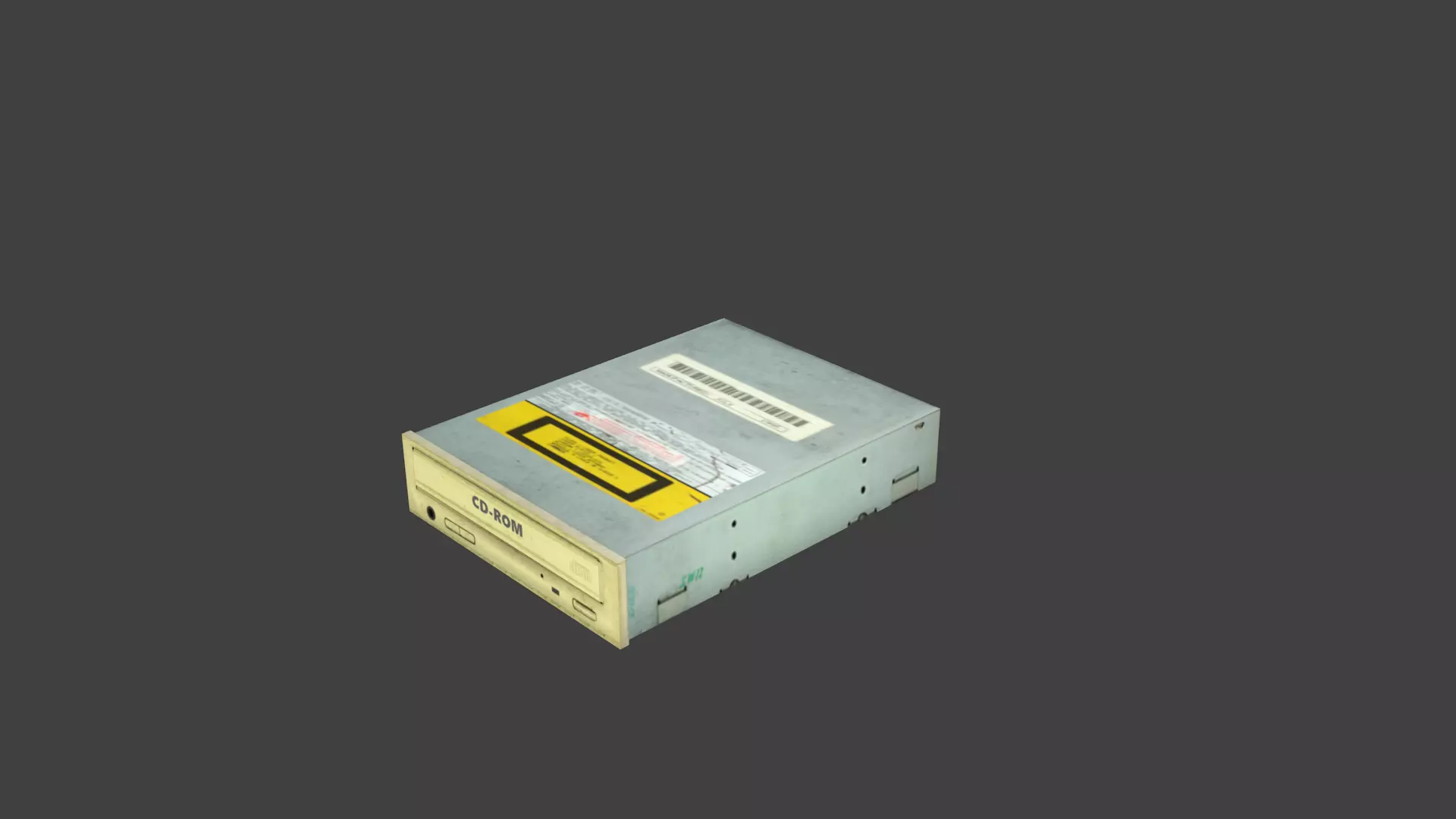 CDRom power supply unit Low-poly 3D model