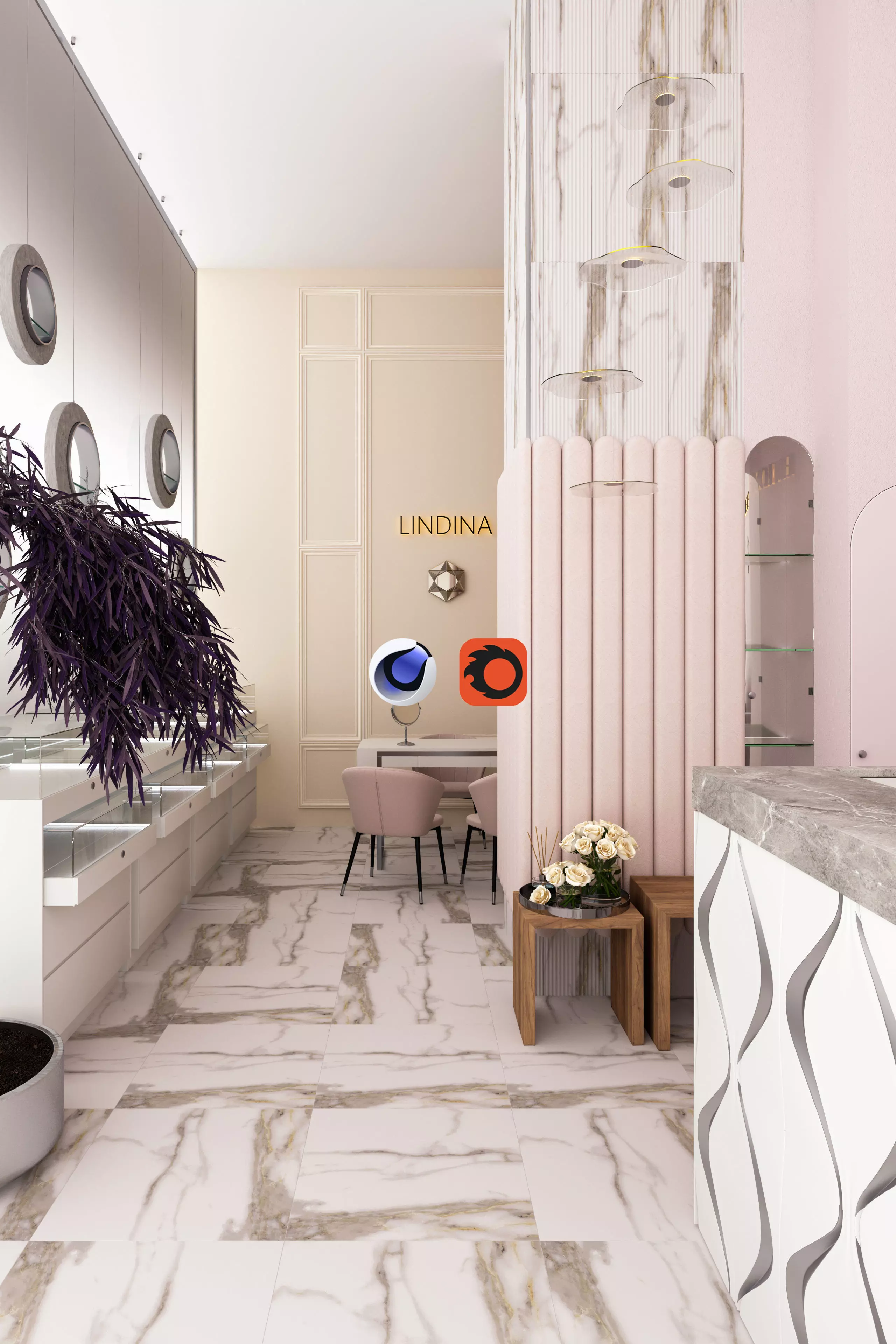 STORE LINDINA 3D model_0