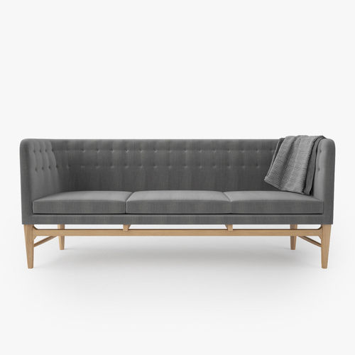 Mayor Sofa by Arne Jacobsen 3D model 6