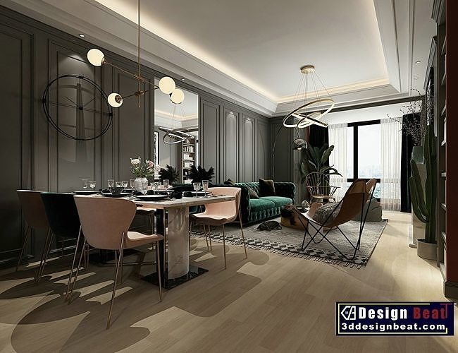 Living room 5 3D model