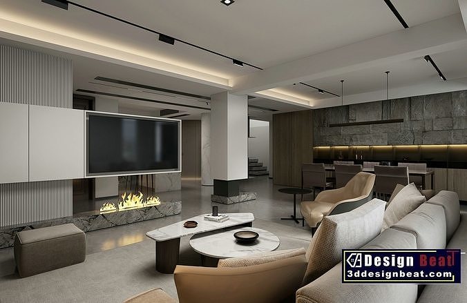 Living room 8 3D model