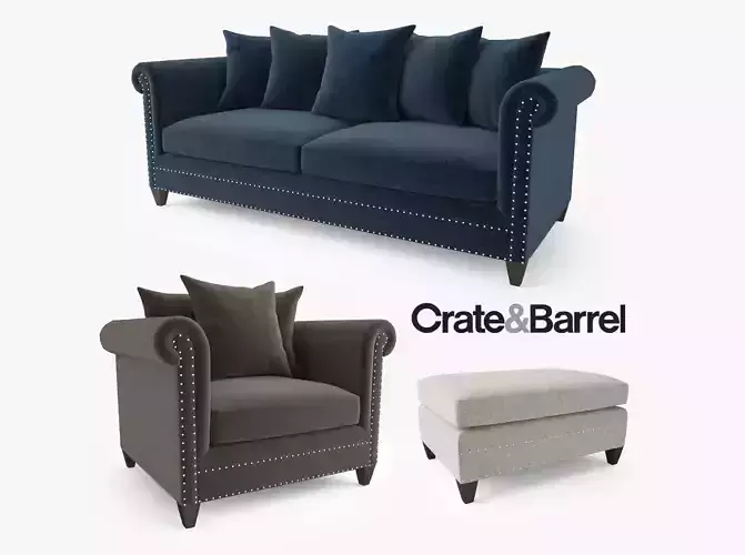 Crate and Barrel Durham Sofa Collection