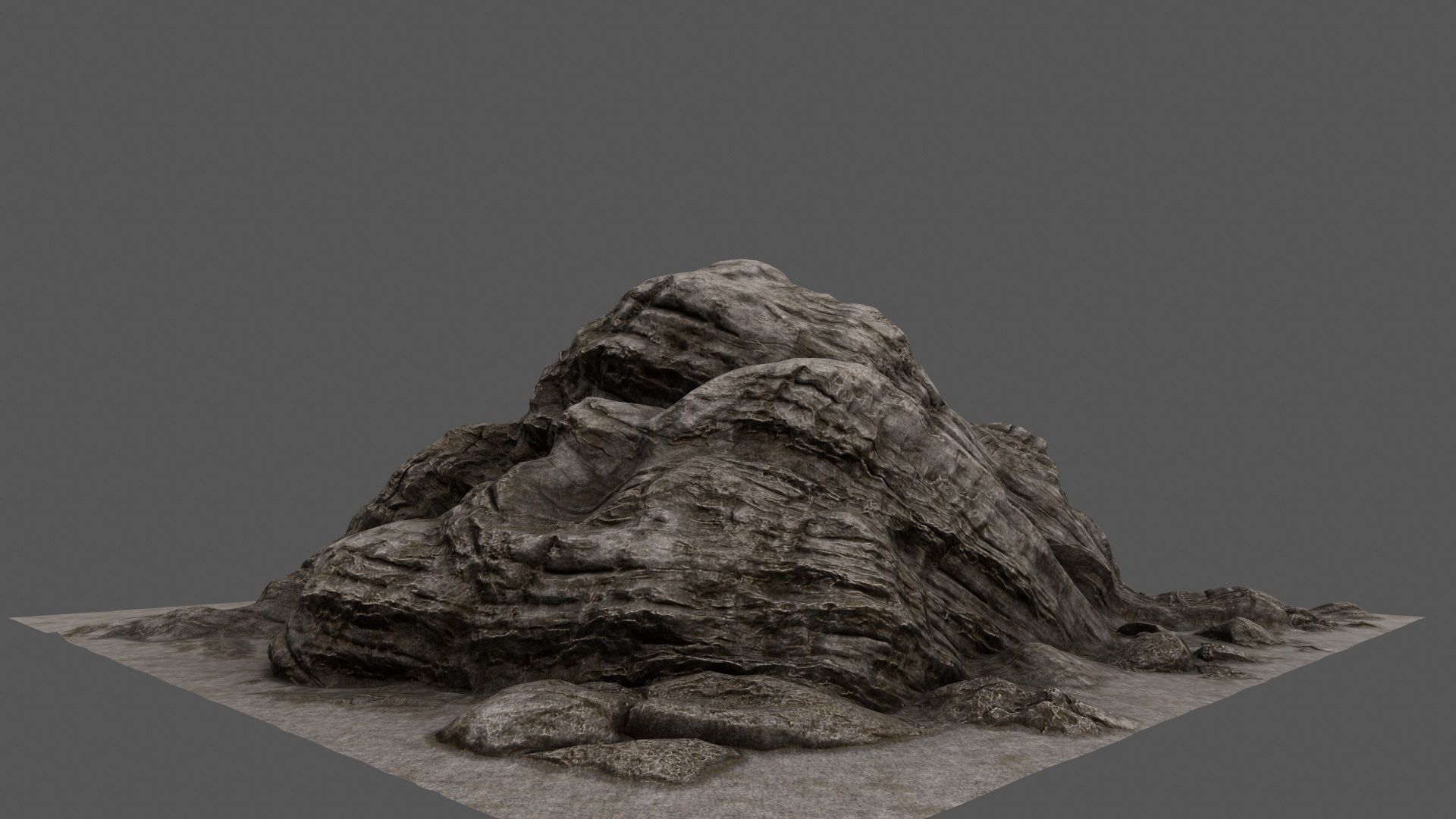 Rock 3D model_2