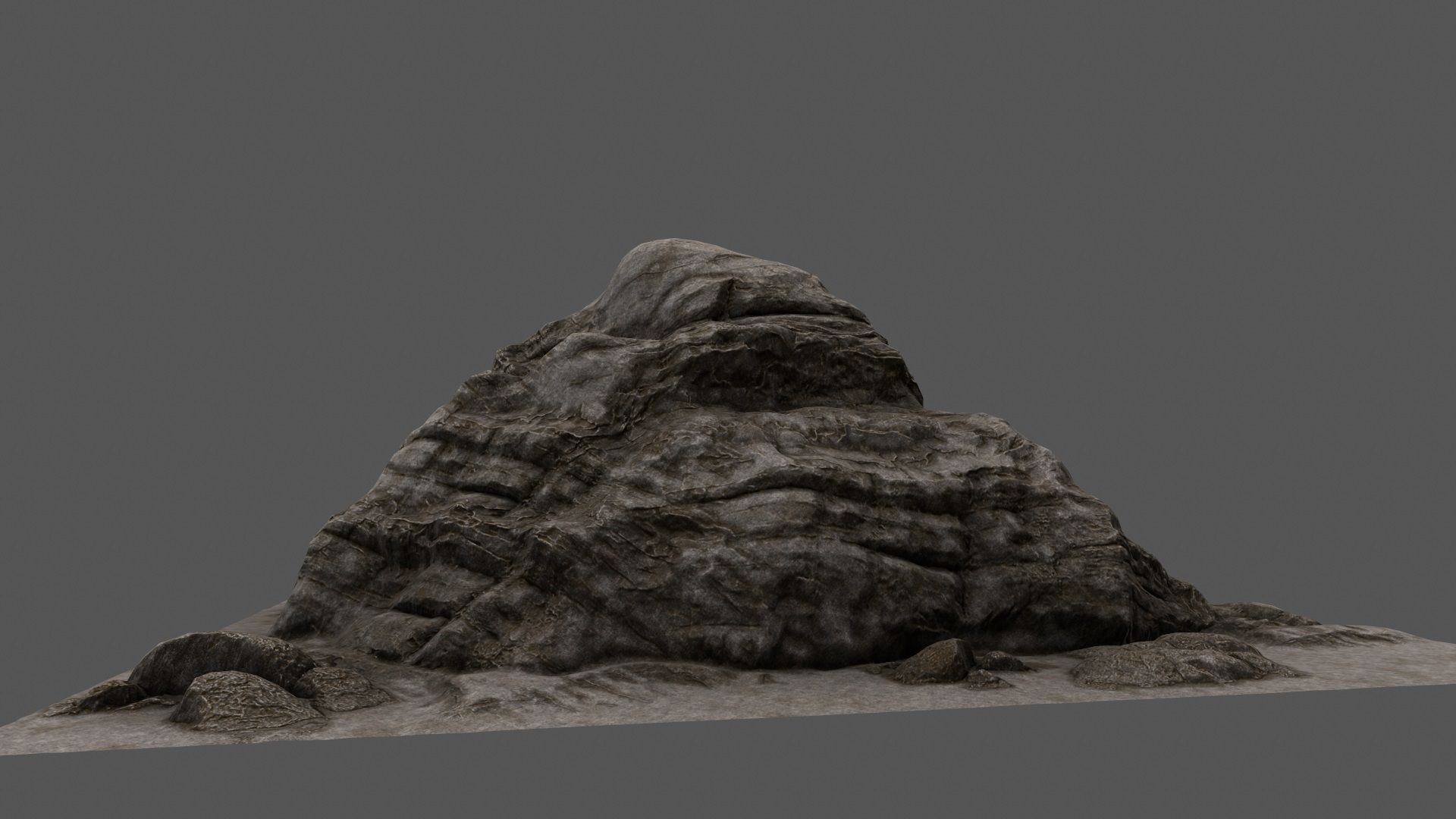 Rock 3D model_4