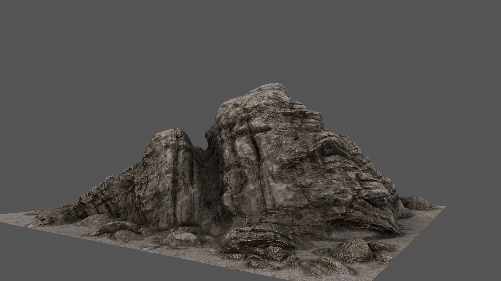 Rock 3D model_1