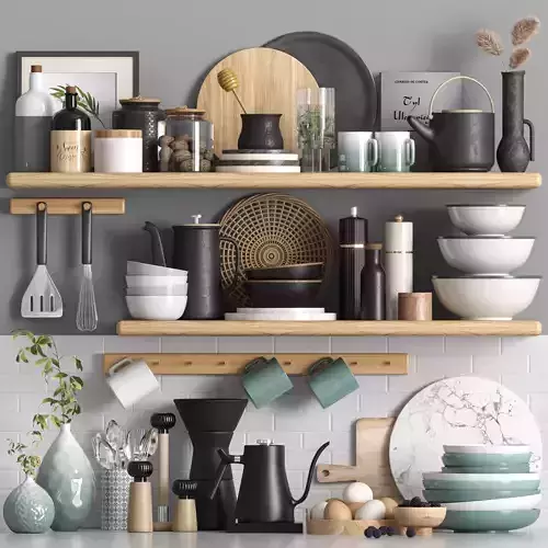 kitchen accessories 009 3D model