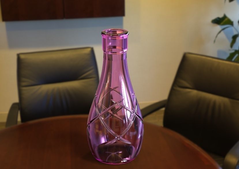 Decorative Bottle 3D print model_10