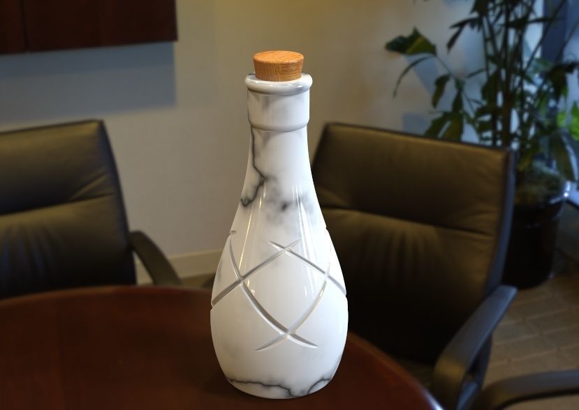 Decorative Bottle 3D print model_15