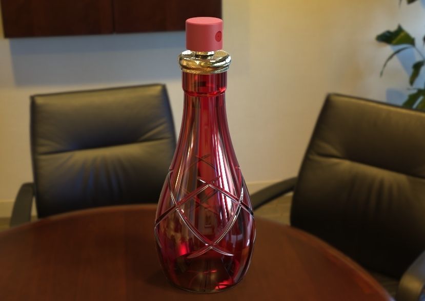 Decorative Bottle 3D print model_6